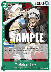 Trafalgar Law - OP02-035 - P - Paramount War Pre-release Promo